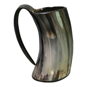 Affordable Horn Mugs Natural Crafts Polish Real Buffalo Horn Beer Mug And Tankard For Picnic Travels Drinking Use Latest Style - Product Image 1