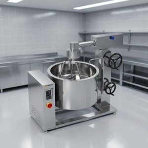Olla de vapor rotativa por inducción Amicook 380V/440V, modelo higiénico para cocina, con 3 cuchillas, compacta y que ahorra espacio. - Product Image 2