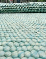 Tapis Kilim Floral en Coton Fait Main, Tissage Bouclé Épais, Doux, Réversible, avec Support en Jute, Poil Moyen, pour Salon, Chambre, Camping, Exercice