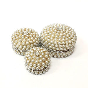 Luxury Metal Trinket <b>Box</b> 3 Pcs Set Indian Handicraft Jewelry Organizer for Table Decor and <b>Storage</b> Ornaments <b>Box</b> - Product Image 5