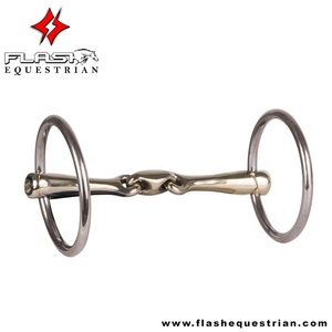 Equipo ecuestre hecho a medida, pieza de snafla de acero inoxidable, anillo suelto, broca de carreras de caballos, superventas - Product Image 6