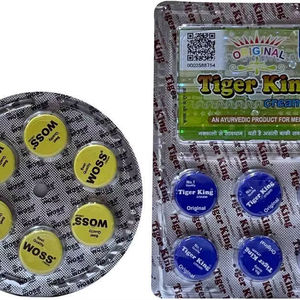 Paquete de 12 cremas TIGER KING (Azul, 6 x 1.5 g) + CREMA WOSS (Amarillo, 6 x 1.5 g) - Product Image 1