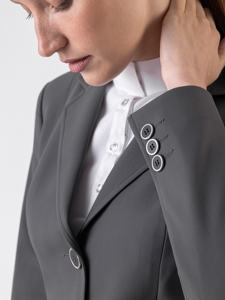 Veste d'équitation pour femmes à manches longues personnalisable en gros pour la compétition d'hiver, vestes de performance pour l'équitation, vêtements d'équitation - Product Image 2