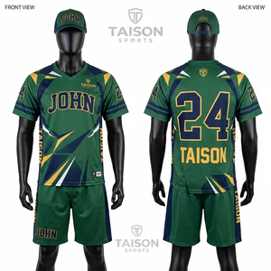 Uniforme de lacrosse pour hommes, 180 GSM, maille polyester respirante, design à panneaux bleu marine et or, logo personnalisé par sublimation, ensemble uniforme de lacrosse pour hommes - Product Image 4