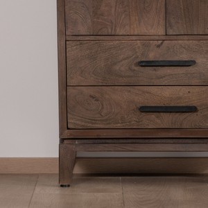 Armario Vandana Urban Vision de madera de mango con puertas y cajones inferiores Slody - Product Image 4