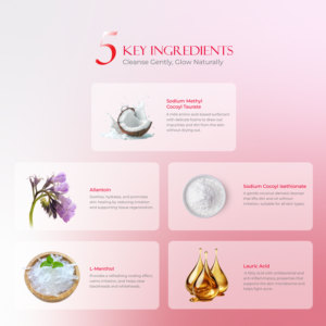 Malaysia Top Seller OEM B2B Amino Acid / OM25 Cleanser Cream Skincare Gentle Cleansing Skin Barrier Best Supplier Guarantee - Product Image 3