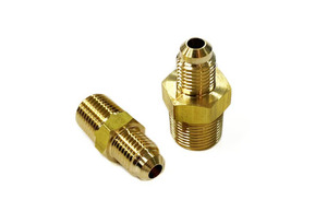 Adaptador de latón con rosca macho NPT |   Fabricante OEM de Sistemas de Suministro de Agua con Gas Natural |   Tamaños de Rosca SAE de 1/4" y 3/8" - Product Image 3