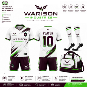 UK Club Training Football Uniform Kit Breathable Quick Dry Soccer Jersey Short Socks And Sports Bag Set - Product Image 5
