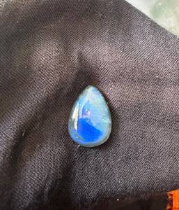 Affection Gems Natural Labradorite Square Cabochon Blue Iridescent Polished Gemstone 33X26X6 51Carat Color Change Jewelry Making - Product Image 2