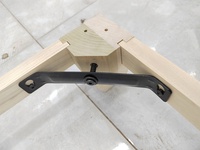 Marco de muebles de tela antigua para sofá silla en sala de estar base de silla de madera de caucho macizo personalizada fácil de instalar