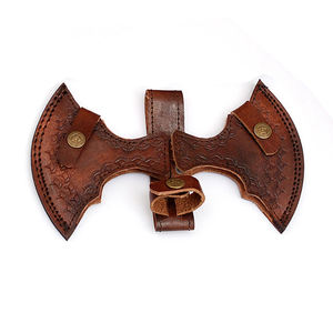 Damascus Steel Double Head <b>Axe</b> Hand Crafted Outdoor Tool Designed For <b>Camping</b> And Field Use Damascus Steel Double Head <b>Axe</b> - Product Image 6