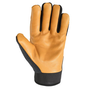 Gants de travail en cuir robustes, antidérapants, renforcés, pour la construction et le soudage - Product Image 2