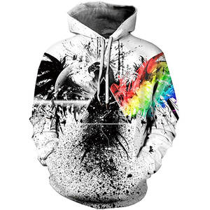 Sweat à capuche personnalisé en polyester sublimé, de haute qualité, avec logo personnalisé, surdimensionné, pour homme, impression numérique 3D, sweat à capuche décontracté, vente en gros - Product Image 2