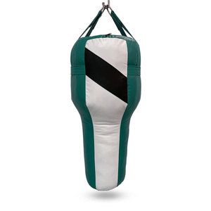 Red <b>White</b> Black Boxing Training Bag Faux Leather Zipper Closure Durable <b>Sand</b> Filled for Adult Punching Practice - Product Image 6