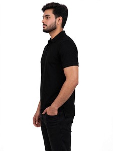 Polo homme en polyester imprimé, manches courtes, boutons, longueur normale, respirant et anti-humidité - Product Image 4