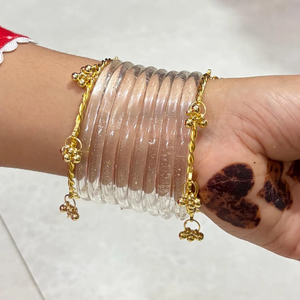 Trendy Jelly Glass <b>Bangles</b> Women Fashion <b>Bangles</b> Stylish <b>Bangles</b> <b>Set</b> Stackable <b>Bangles</b> Ladies Wrist Accessories Daily Wear - Product Image 2