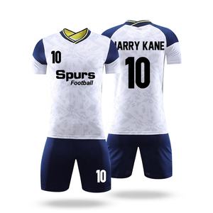 ชุดกีฬาโพลีเอสเตอร์100% ใส่สบายสำหรับผู้ชายผู้หญิงชุดเครื่องแบบสโมสรฟุตบอลชุดฝึกฟุตบอลเด็กผู้ใหญ่ - Product Image 3