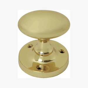 Poignée de porte ovale moderne de luxe en laiton massif à trou unique pour commode, à prix abordable - Product Image 1