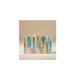 Bolso de Mano Decorativo de Resina, Joyería de Resina de Primera Calidad, Regalo Moderno para el Hogar, Regalo de Aniversario, Bolso de Resina para Mujer - Product Image 1