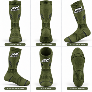 Chaussettes de motocross de qualité supérieure, 100 % spandex, séchage rapide, écologiques, confortables/respirantes, personnalisées, en vente - Product Image 1