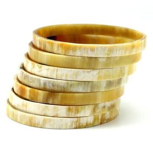 SOFIYA CRAFT Juego de Brazaletes de Cuerno Natural para Hombre, Brazaletes Clásicos Color Bronce, Chapados en Oro, Joyería Étnica Vintage para Aniversario - Product Image 1