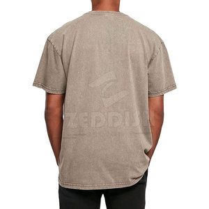 T-shirt délavé à l'acide le plus vendu, T-shirt à bas prix, T-shirt personnalisé en gros, T-shirt délavé à l'acide doux au toucher personnalisé - Product Image 4