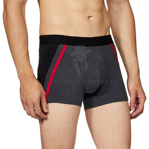 Boxer en coton mélangé premium pour homme, tissu extensible, ceinture confortable, toucher doux, sous-vêtements pour tous les jours - Product Image 3