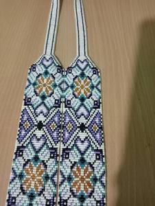 Collier tendance en perles de tigre, collier ukrainien Gerdan | Chunky | Ethnique | Tribal | Collier pour femme africaine, pour les talentueuses, avec boucles d'oreilles - Product Image 4