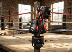 Conjunto de Boxeo Super Lace Fly, Conjunto de Boxeo Profesional para Sparring, Conjunto de Boxeo de Piel de Vacuno Original, Conjunto de Boxeo para Sparring Más Vendido - Product Image 1