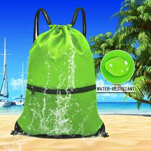 Sac de sport personnalisé unisexe en coton avec cordon de serrage et sangle réglable pour la gym, le basketball, l'école, les équipes et les articles promotionnels - Product Image 2