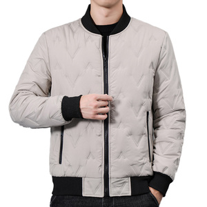 <b>Men</b> Solid <b>White</b> Thick Casual Fashion Warm Versatile Quilted Hooded Waterproof Winter <b>Jacket</b> - Product Image 1