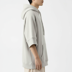 <b>Bulk</b> Oversized Hoodie Short Sleeve Custom Hoodie Manufacturer Factory Price - Product Image 3
