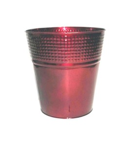 ถังเก็บขยะขนาดเล็กที่ทนทานพร้อมเคลือบสีแดงเงาสำหรับใช้ในบ้านทุกวัน - Product Image 5