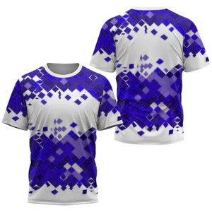 เสื้อกีฬาสำหรับผู้ชายสำหรับการแข่งขันในร่มบนสนามเทนนิส ขนาดผู้ใหญ่ ผ้ากันยับ แห้งเร็ว ระบายอากาศได้ดี พิมพ์ลายดิจิทัล - Product Image 3
