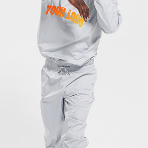 2025 NEW Hot Selling Polyester Fiber Sauna Suit Fitness Exercise Gym <b>Training</b> <b>Weight</b> Loss 2 Piece Black Custom Color Sauna Suits - Product Image 6