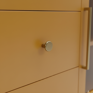 ตู้ไซด์บอร์ด ตู้บุฟเฟ่ต์ห้องนั่งเล่น ตู้คอนโซลพร้อมลิ้นชักกลางสามช่องและกระจกด้านข้างสองด้าน ดีไซน์ทันสมัย สีสันโดดเด่น - Product Image 5