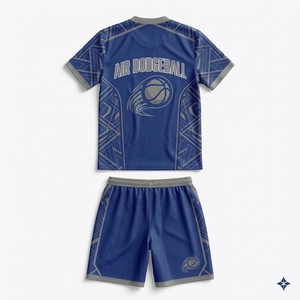 Conjunto de Uniforme de Dodgeball Listo para Torneos, Camisetas Personalizadas con Nombres de Jugadores, Números y Logotipos de Patrocinadores - Product Image 2
