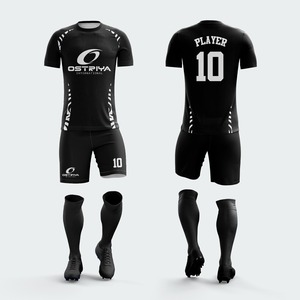 Créez Votre Propre Tenue d'Équipe : Maillots de Football Unisexe Imprimés par Transfert Thermique 220g, Coupe Courte, Fournisseur de Haute Qualité - Product Image 3