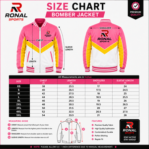 RONAL SPORTS <b>Men's</b> Color Blocking Varsity <b>Jacket</b> Pink Yellow <b>White</b> Zipper Front Sporty Style Turn-down Collar Regular Fit - Product Image 6