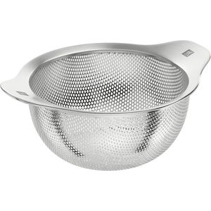 Round Stainless Steel <b>Colander</b> For Draining Boiled Pasta Washed Produce And Everyday Kitchen Food Preparation - Product Image 2