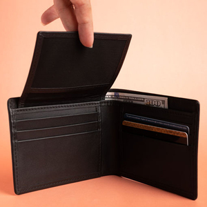 ขายร้อนใหม่คลาสสิกกระเป๋าสตางค์หนังแท้สำหรับผู้ชายกระเป๋าใส่บัตรฟรีแกะสลักผู้ชายแฟชั่นคุณภาพ - Product Image 6