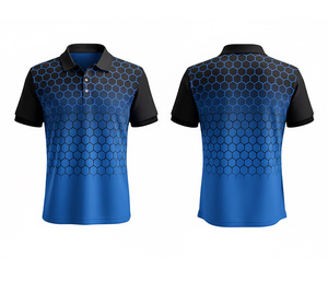 Comfortable Sublimation Polo Shirt for Daily Wear Durable Stitching for Men Women Youth Quick-Dry Dry-Fit Active Polo - Product Image 5