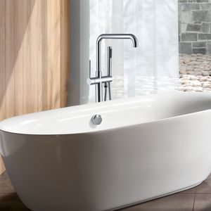 Rubinetto per Vasca da Bagno Freestanding con Doccetta - Rubinetti Premium per Bagno e Doccia - Product Image 5