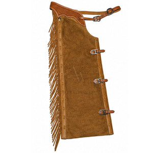Chaps d'équitation en cuir de qualité supérieure, style western, disponibles dans toutes les couleurs et tailles - Product Image 4