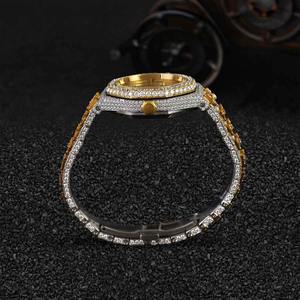 Relojes Mecánicos de Lujo Redondos Antiguos con Incrustaciones de Moissanita de 39 mm de Acero Inoxidable para Hombre, Alta Calidad, Precio al por Mayor, Proveedor Indio - Product Image 5