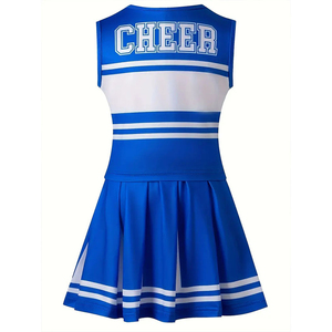 Tenue de pom-pom girl pour femme adulte, nouvelle tendance, design tendance, costume de pom-pom girl pour Halloween, ensembles de vêtements de pom-pom girl, pompons de haute qualité - Product Image 1