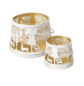 Portavelas de Metal Negro Rústico Moderno, Soporte para Velas de Té, Estante de Mesa, Decoración del Hogar, Original de Fábrica India - Product Image 1