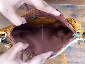 Personalizado al por mayor 2024 nuevo bolso de hombro de piel de vaca para mujer de cuero genuino occidental de lujo de gran capacidad bolsos de mano cruzados - Product Image 5