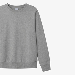 เสื้อสเวตเชิ้ตผู้ชาย ผ้าฝ้ายฟลีซ 100% สวมใส่สบาย แขนยาว อุ่นสำหรับฤดูหนาว คอกลม ทรงพอดีตัว ระบายอากาศได้ดี เป็นมิตรต่อสิ่งแวดล้อม - Product Image 2