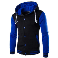 Blouson universitaire à capuche haut de gamme pour hommes et femmes, avec logo personnalisé, style baseball, streetwear urbain, vêtement d'extérieur d'hiver